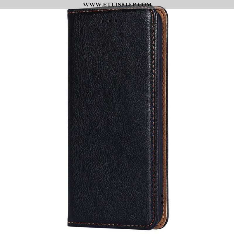 Etui Na Telefon do Moto G73 5G Etui Folio Przeszycia Ze Sztucznej Skóry